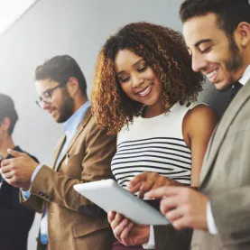 People doing something