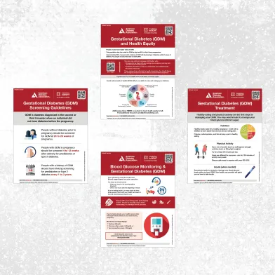 Four women's health infographics