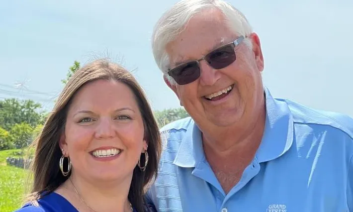 Woman with her Father