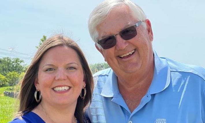 Woman with her Father