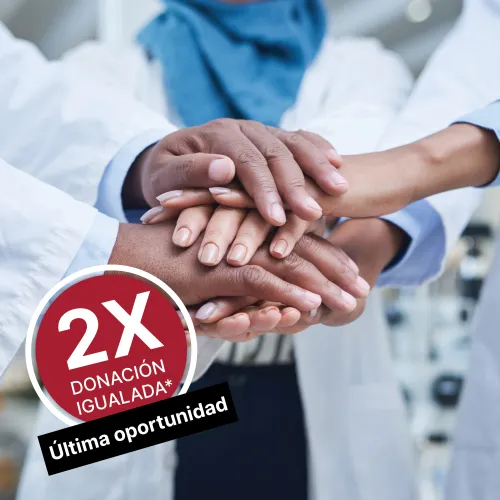 Personas dándose la mano. 2X Match* en círculo rojo. ¡Última oportunidad! en barra negra