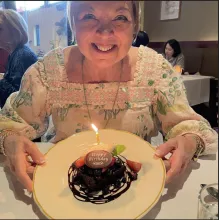 Close up photo of Donna 